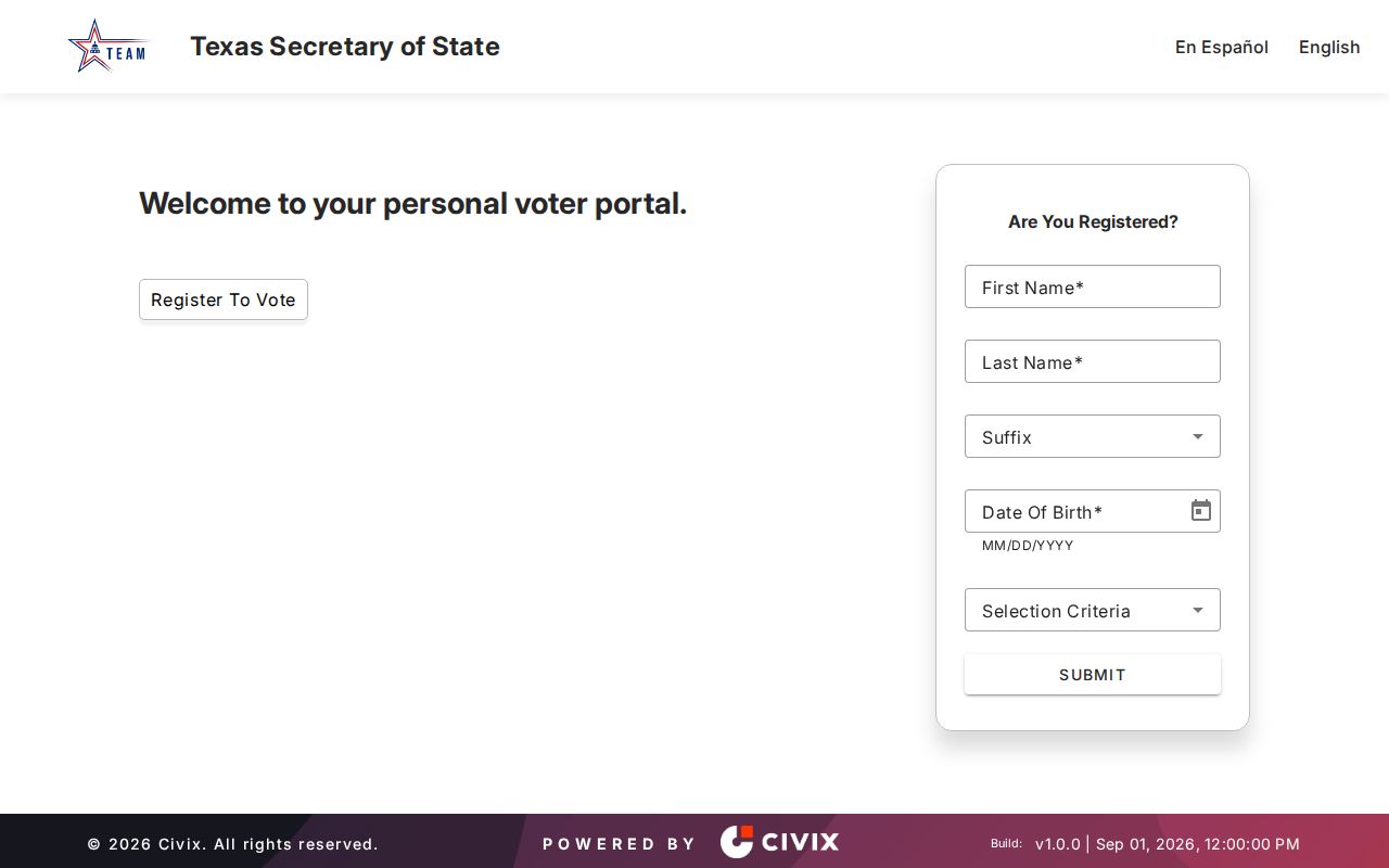 Greenville residents directory Texas voter portal